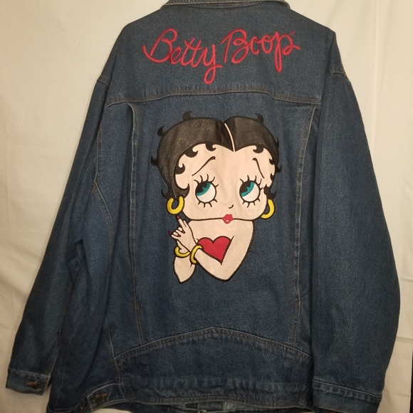betty boop denim jacket